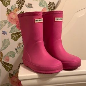 Hunter Boots size 8.